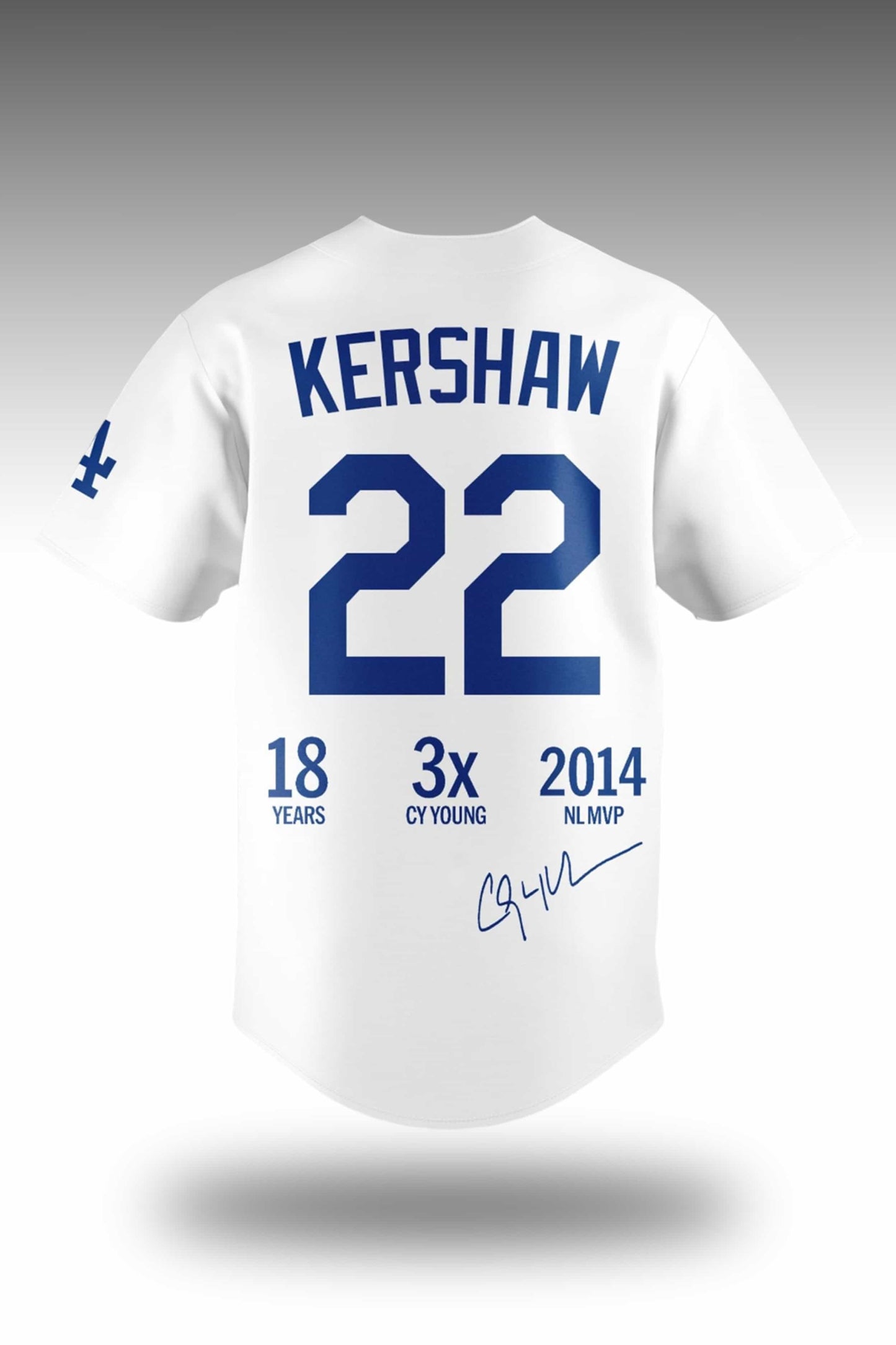 Clayton Kershaw Thanks For The Legendary Memories Jersey1