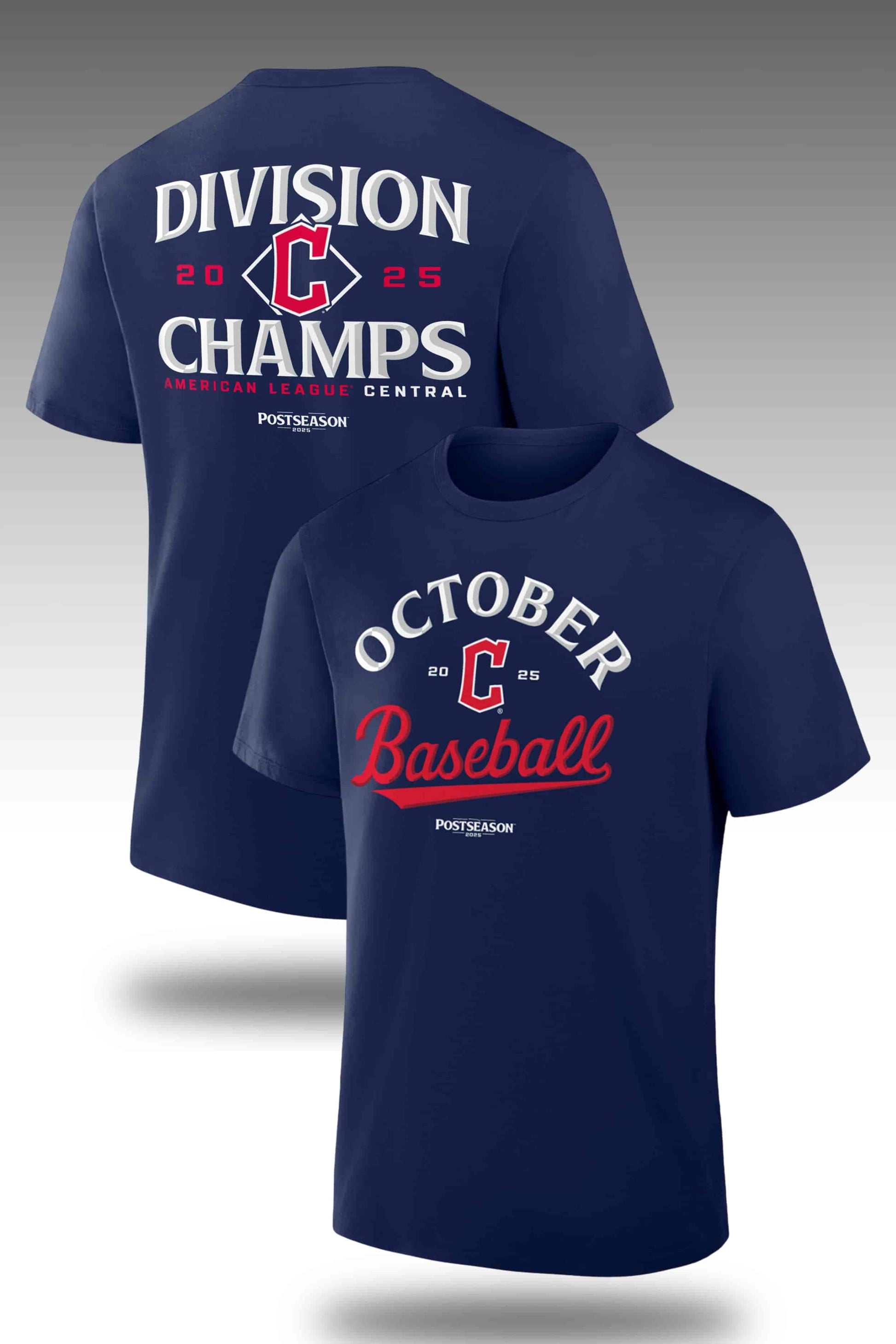 Cleveland Guardians 2025 October Baseball Postseason Shirt