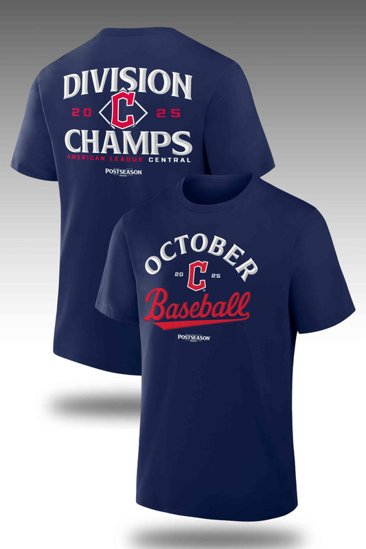 Cleveland Guardians 2025 October Baseball Postseason Shirt