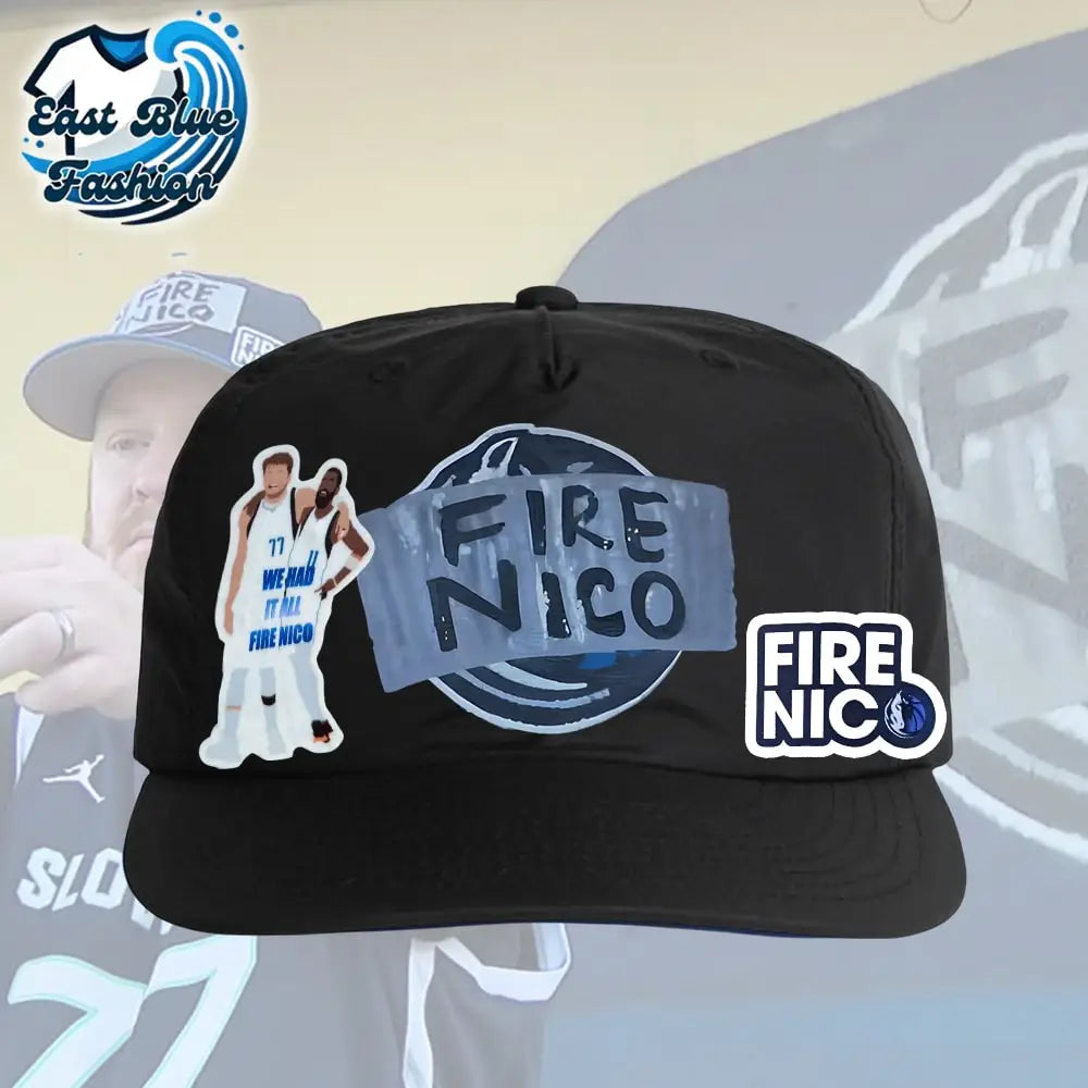 Dallas Return Fire Nico Luka Hat - Black
