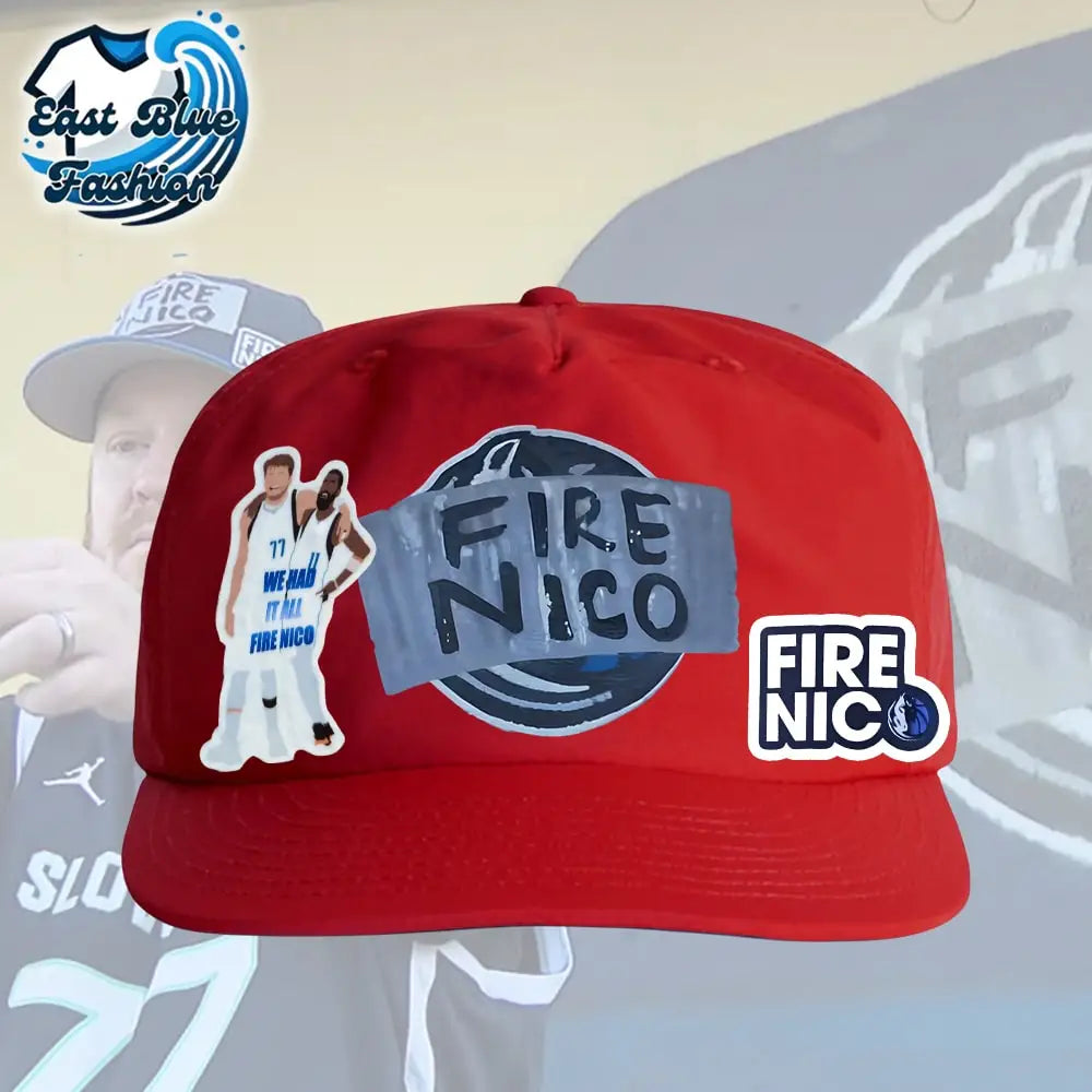 Dallas Return Fire Nico Luka Hat - Red