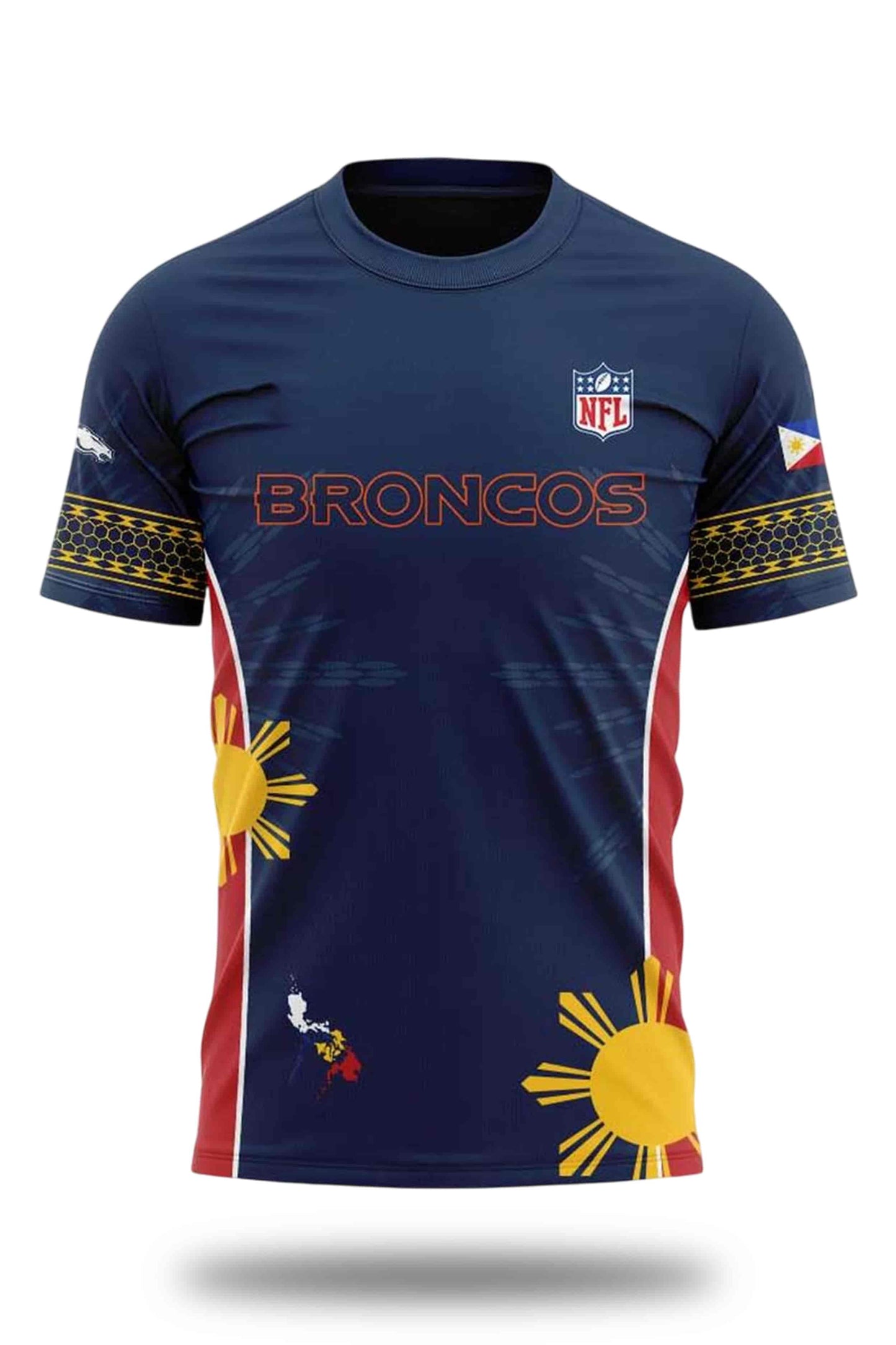 Denver Broncos Filipino Heritage 2025 Stay Strong Philippines Shirt2