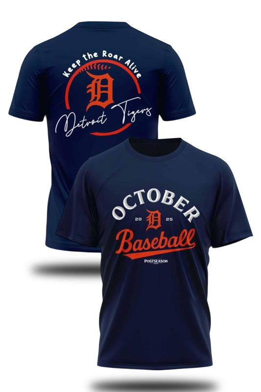 Detroit Tigers 2025 October Baseball Shirt