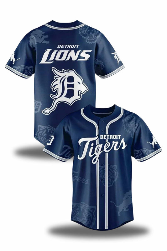 Detroit Tigers x Detroit Lions Jersey 2025