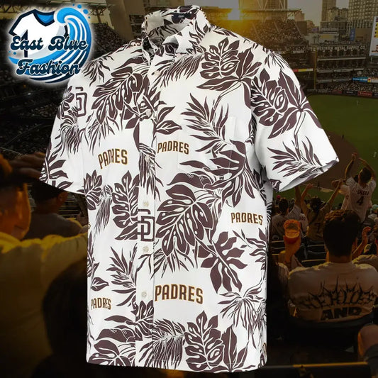 Diego Padres Reyn Spooner White Aloha Button Down Hawaii Shirt2