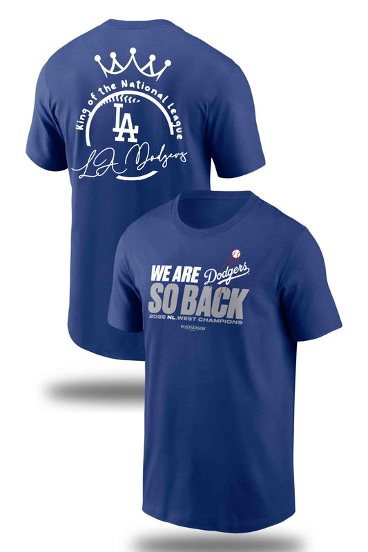 Dodgers 2025 NL West Champions So Back Shirt