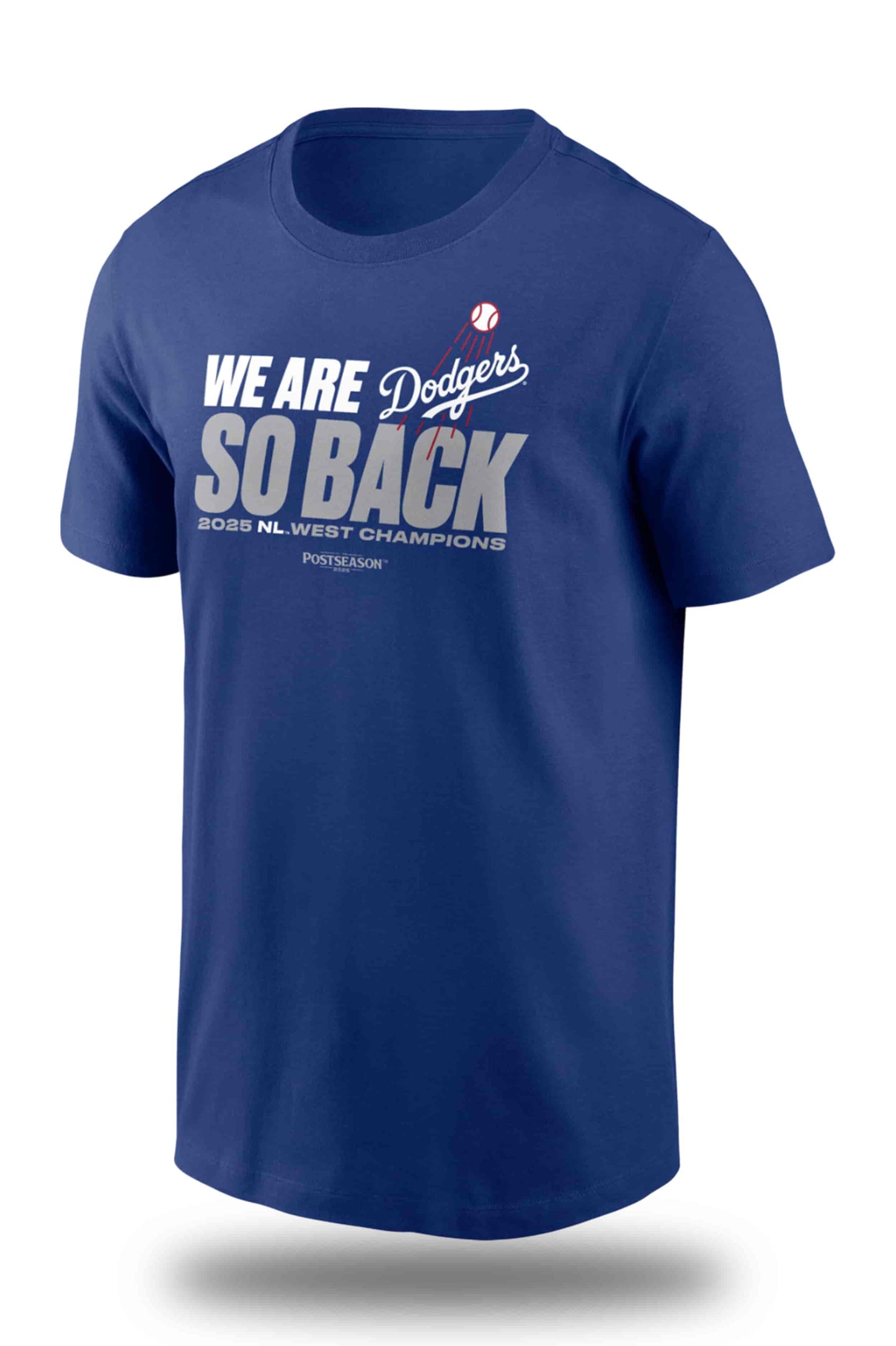 Dodgers 2025 NL West Champions So Back Shirt2
