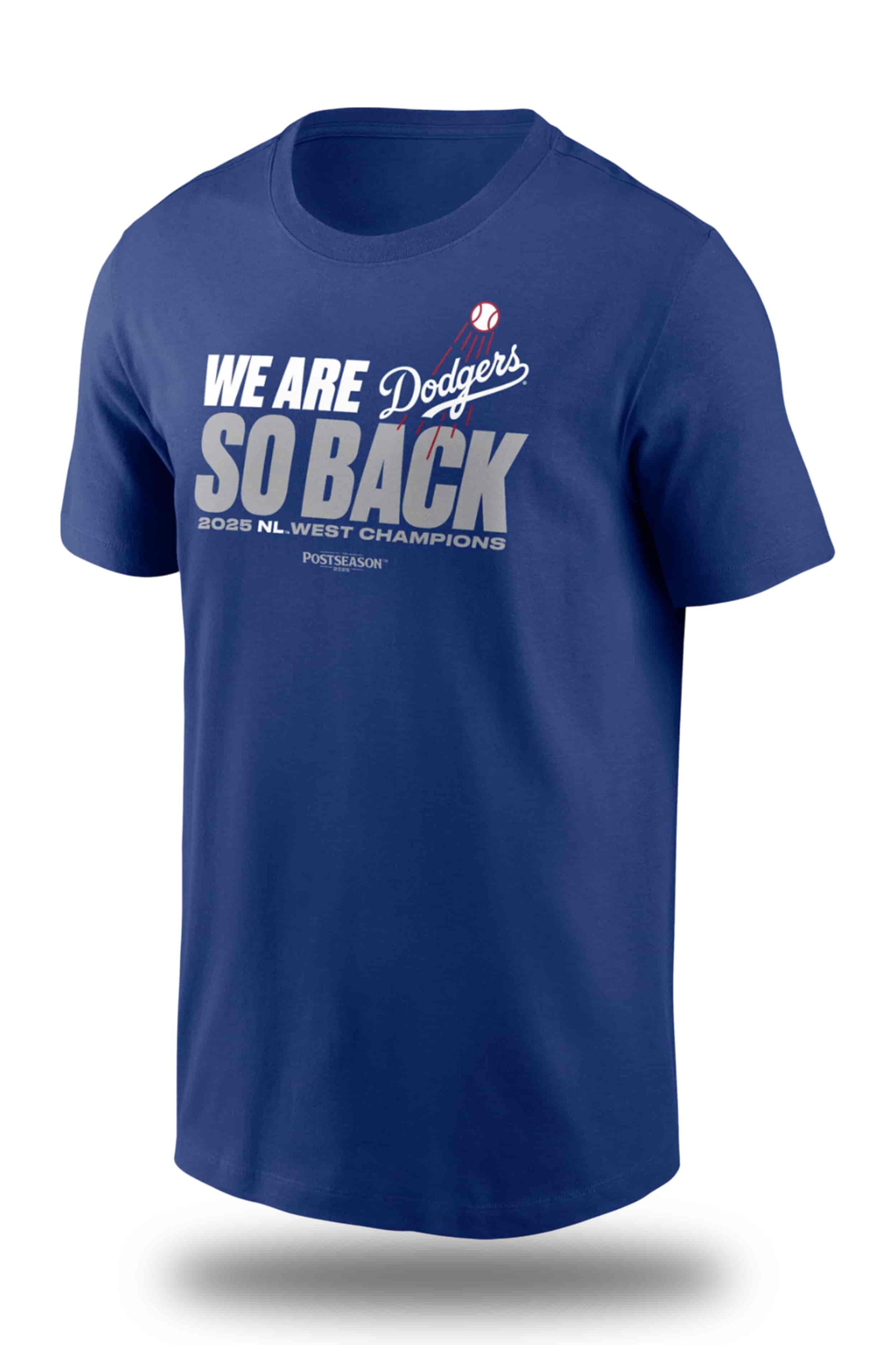 Dodgers 2025 NL West Champions So Back Shirt2