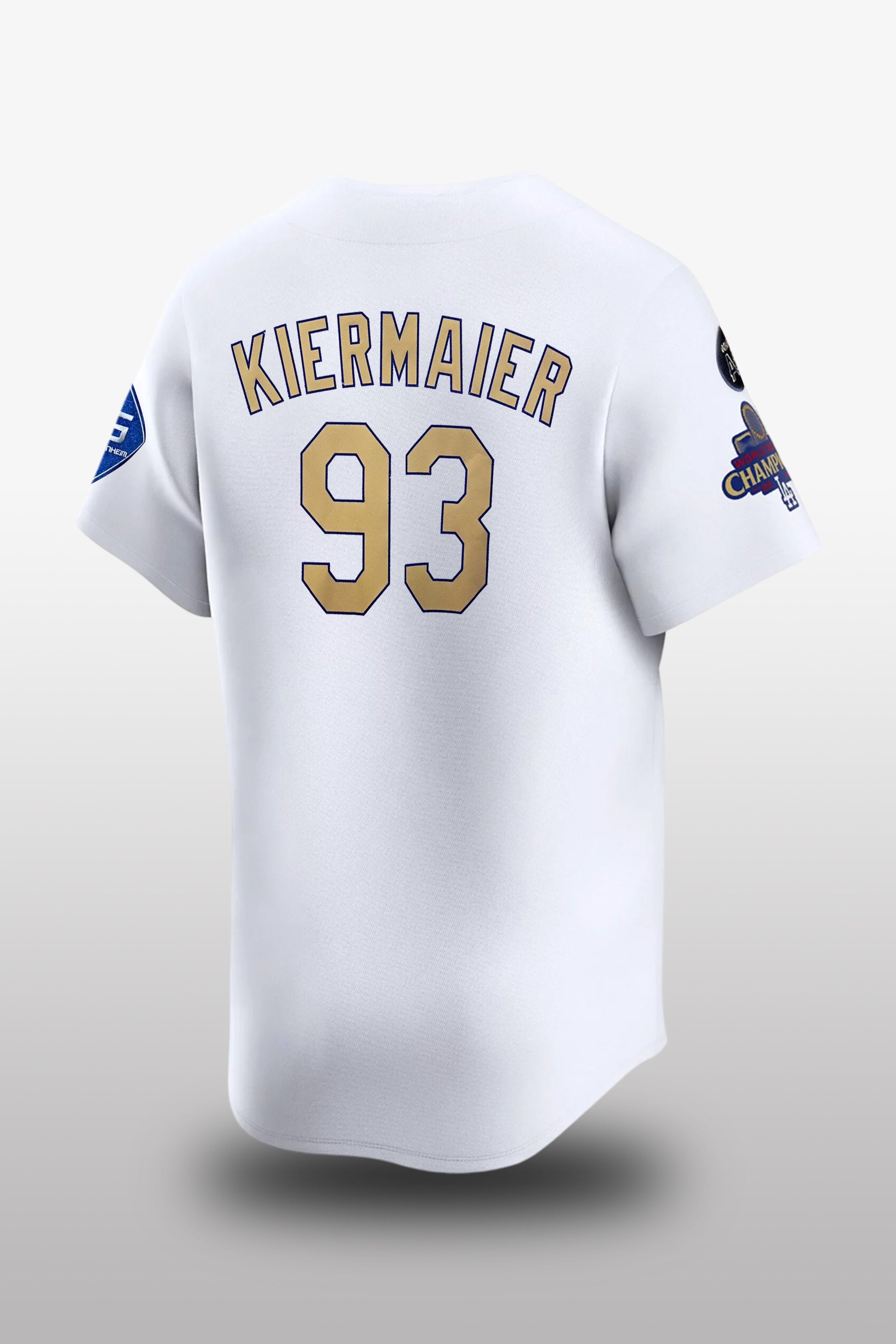 Dodgers #93 Kevin Kiermaier World Series champion Jersey2