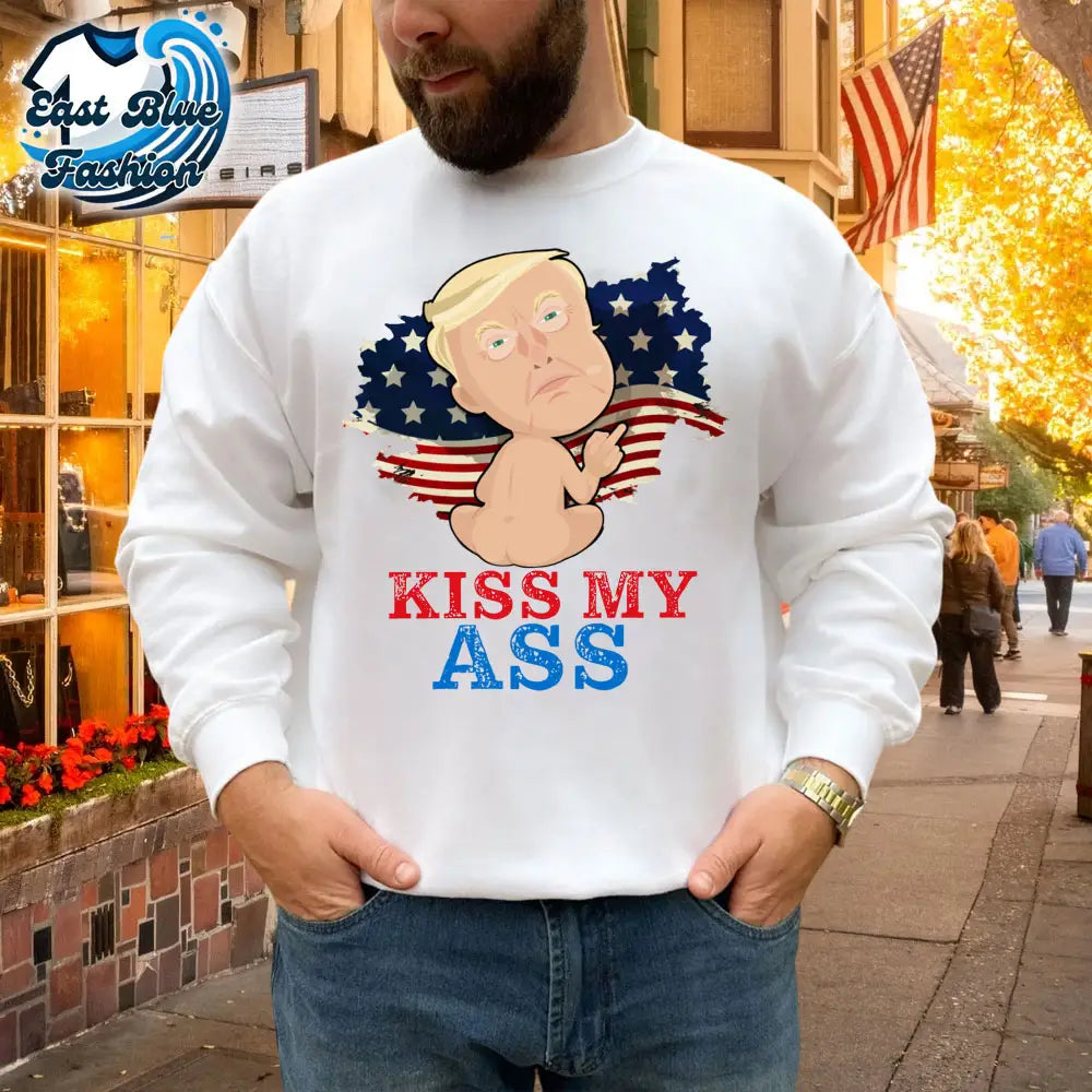 Donald Trump 2025 Kiss My Ass Funny Trump Baby T-Shirt5