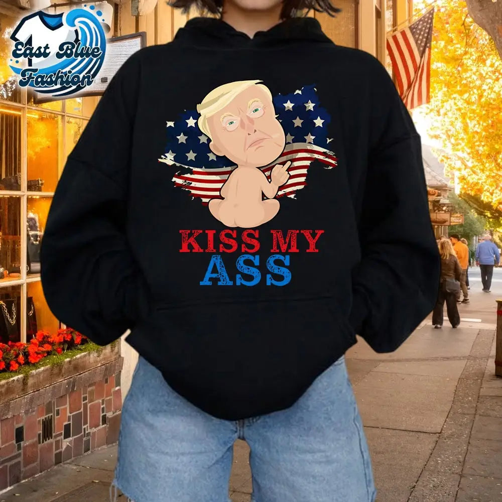 Donald Trump 2025 Kiss My Ass Funny Trump Baby T-Shirt
