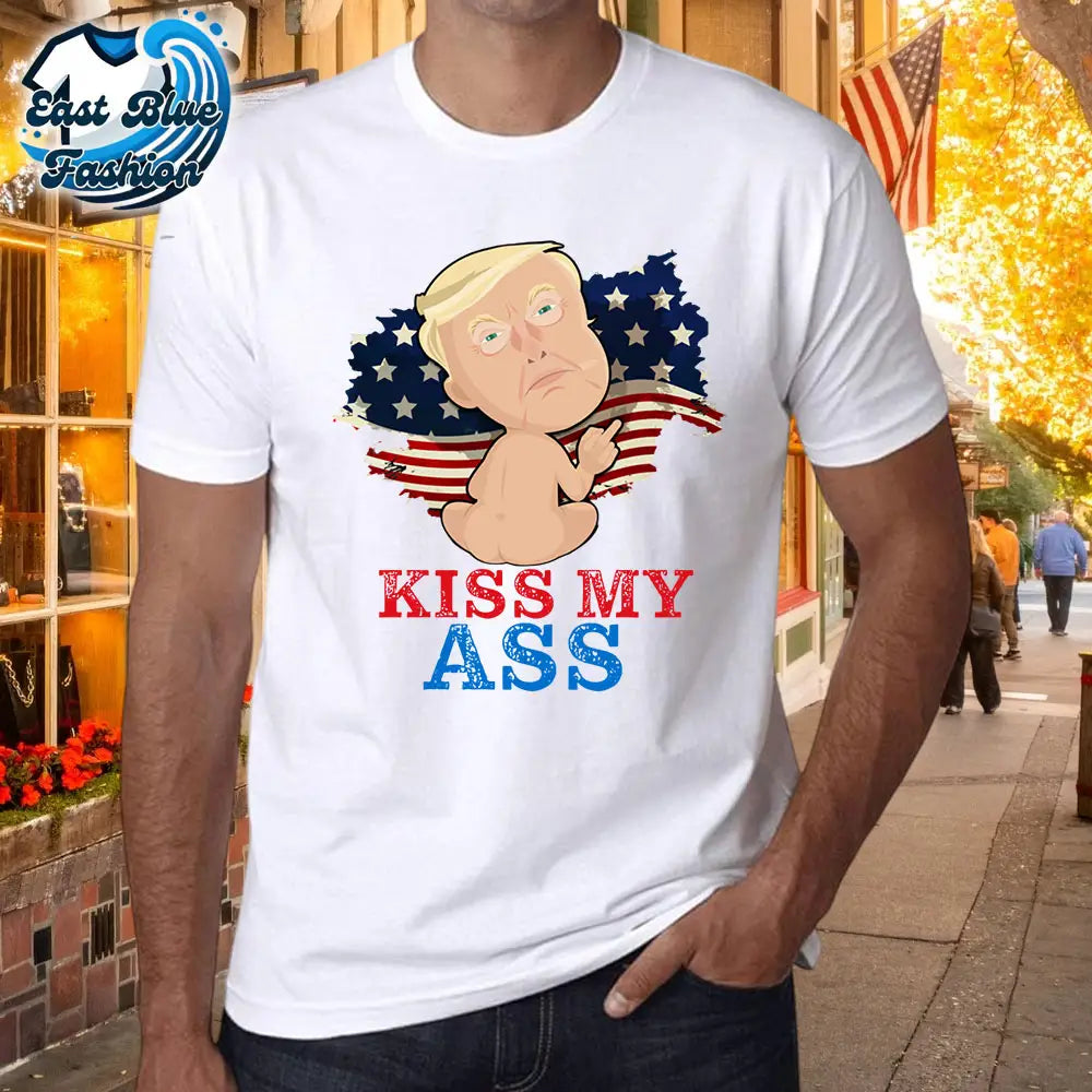 Donald Trump 2025 Kiss My Ass Funny Trump Baby T-Shirt6