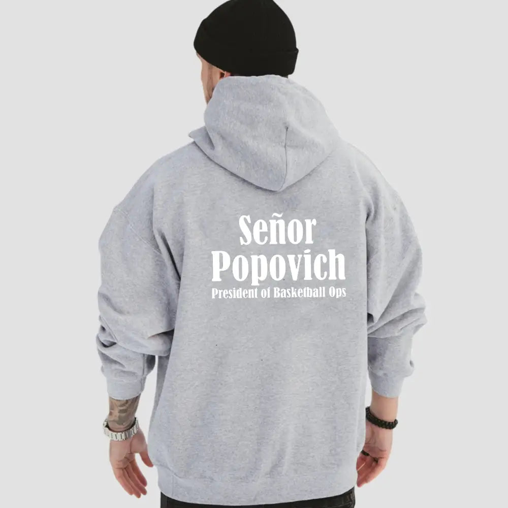 Ei Jefe Senor Popvichesident Of Basketball Ops T-Shirt3