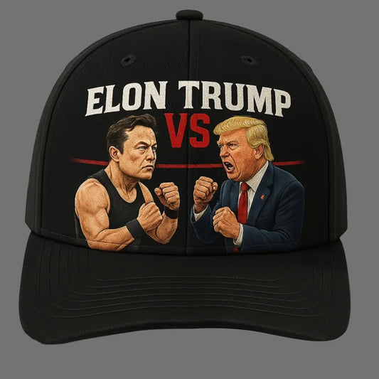 Elon Musk Vs Donald Trump Wrestling Match Cap