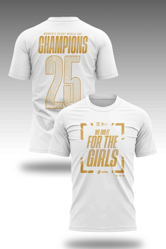 England 2025 Rugby World Cup Champions Shirt