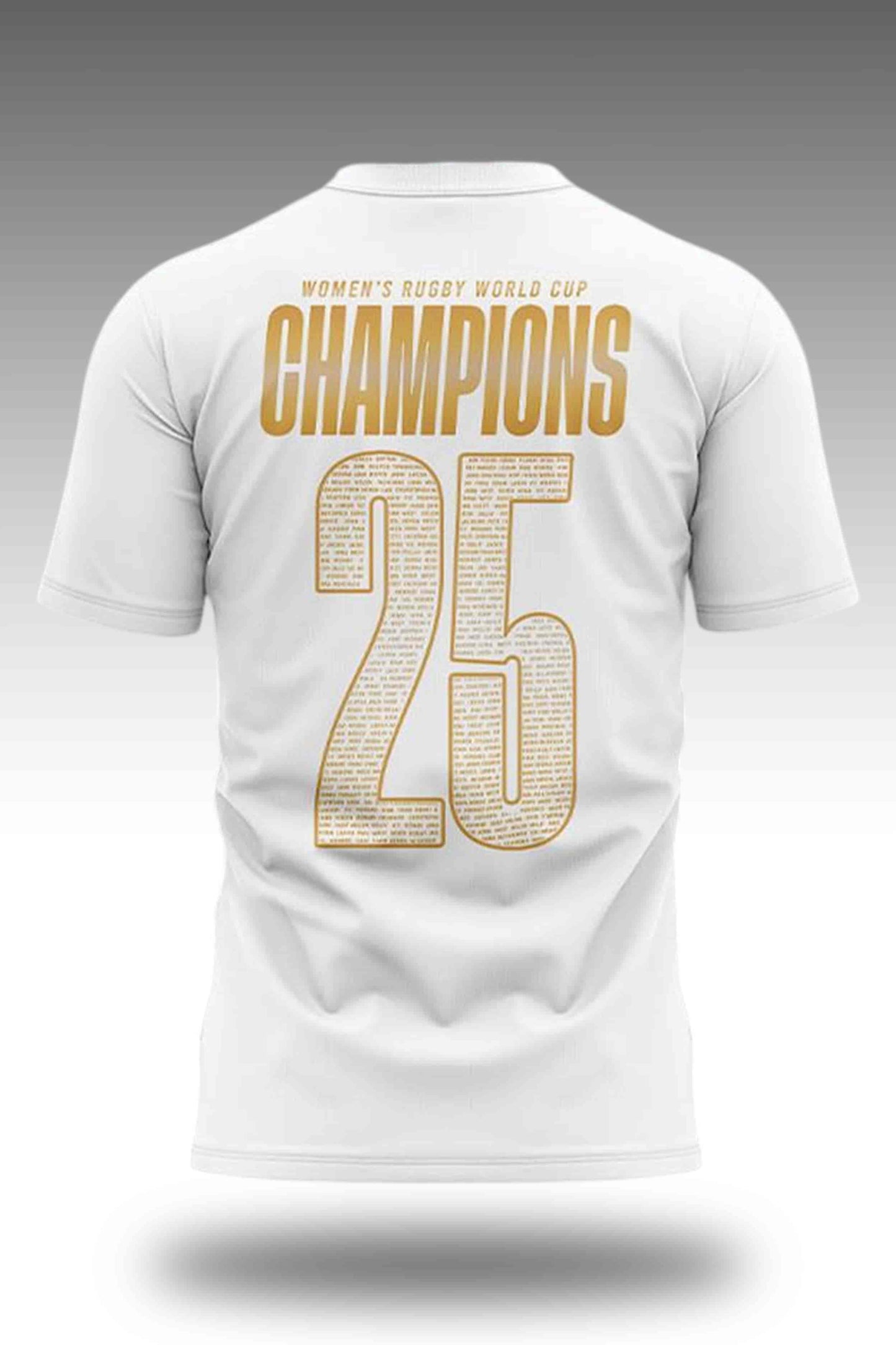 England 2025 Rugby World Cup Champions Shirt2
