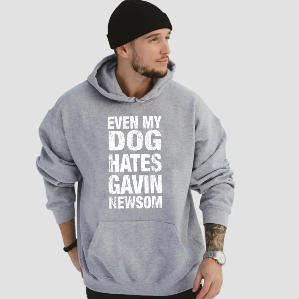 Even My Dog Hates Gavin Newsom T-Shirt4