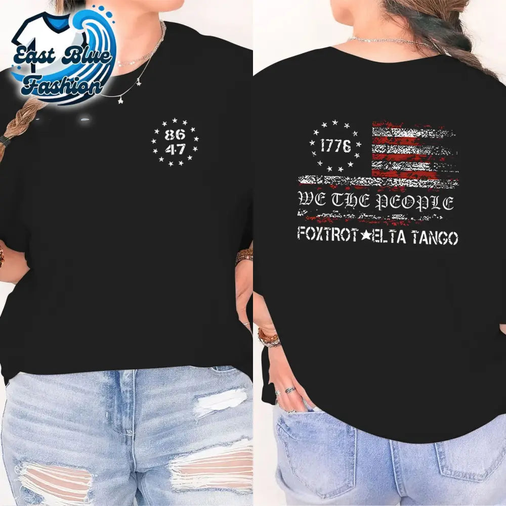 FDT Foxtrot Delta Tango We The People 86 47 T-Shirt