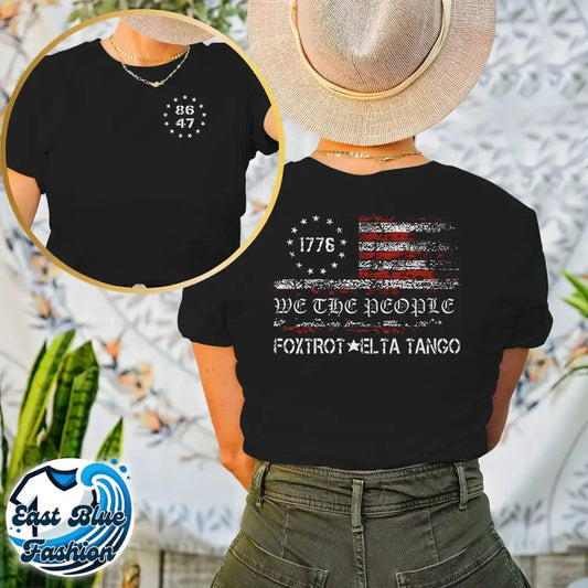 FDT Foxtrot Delta Tango We The People 86 47 T-Shirt - S / Black / Sweat