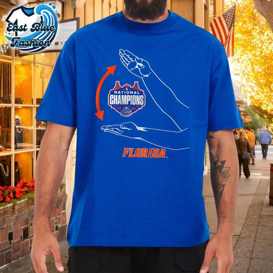 Florida Basketball National Champions Gator Chomp T-Shirt