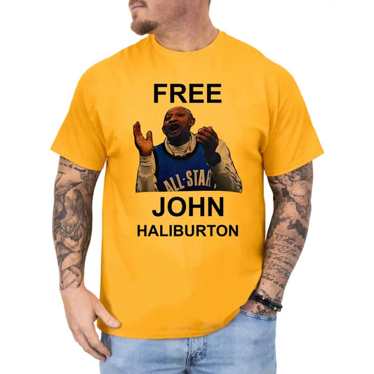 Free John Haliburton 2025 Playoffs Shirt