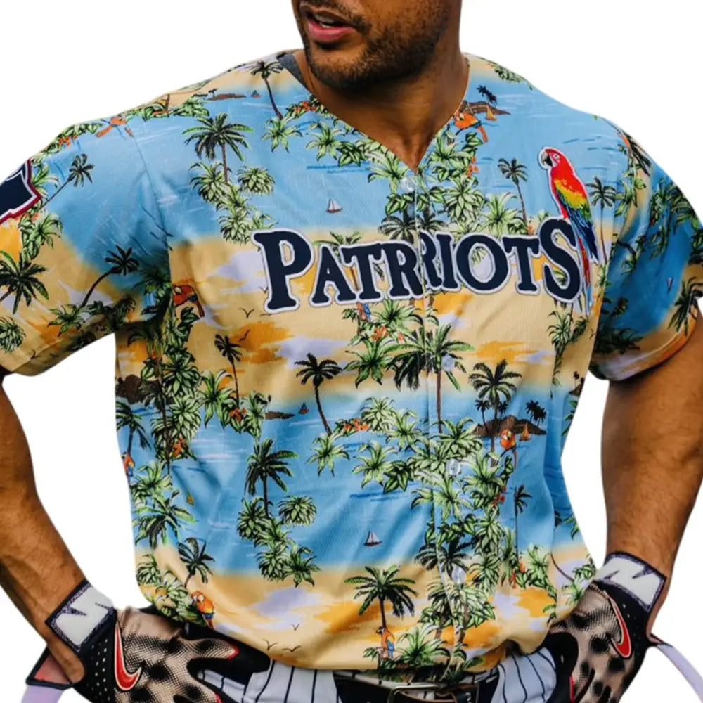 Giancarlo Stanton Somerset Patriots Parrot Jersey Hawaii1