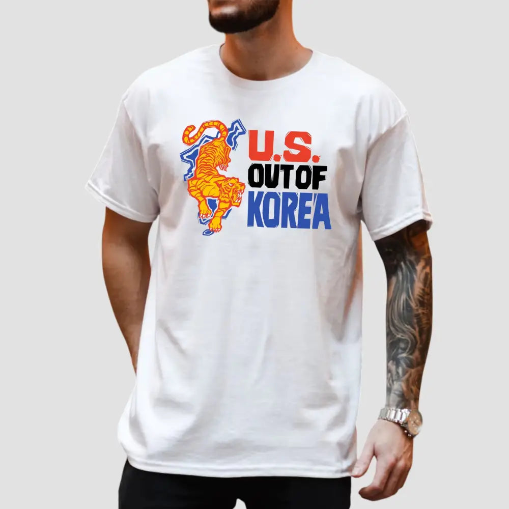 Good Vibes Politik Us Out Of Korea T-Shirt