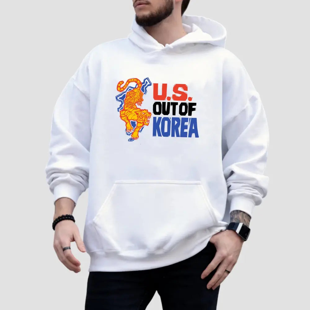Good Vibes Politik Us Out Of Korea T-Shirt1