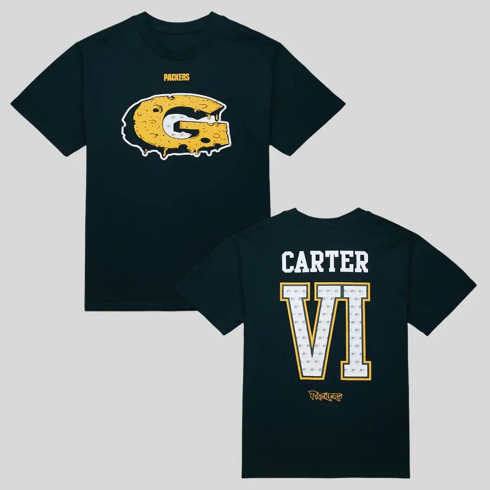 Green Bay Packers Mitchell VI Carter T-Shirt2
