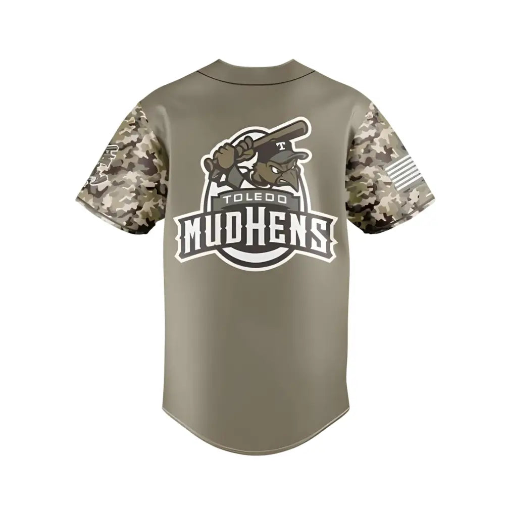 Hens Military 2025 Appreciation Night Baseball Jersey3