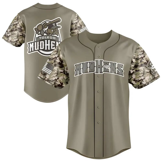 Hens Military 2025 Appreciation Night Baseball Jersey