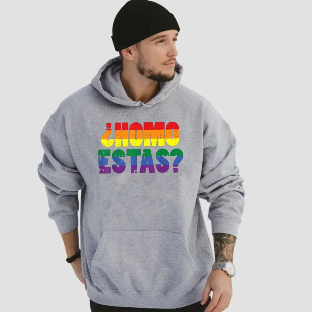 Homo Estas Spanish Mexican Funny Gay Pride Ally LGBTQ Month T-Shirt3