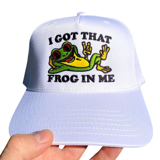 I Got That Frog In Me Cap