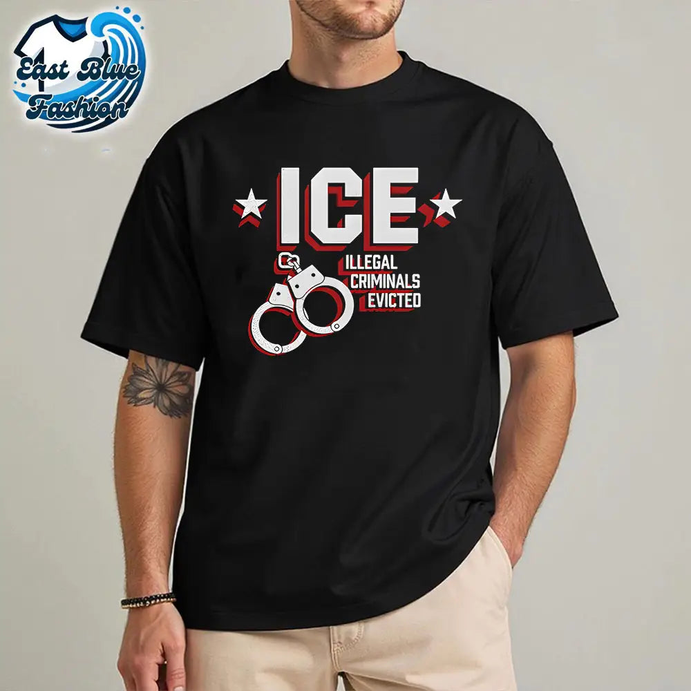 ICE Illegal Criminals Evicted T-Shirt2