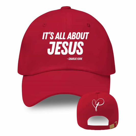 It’s All About Jesus Charlie Kirk Hat