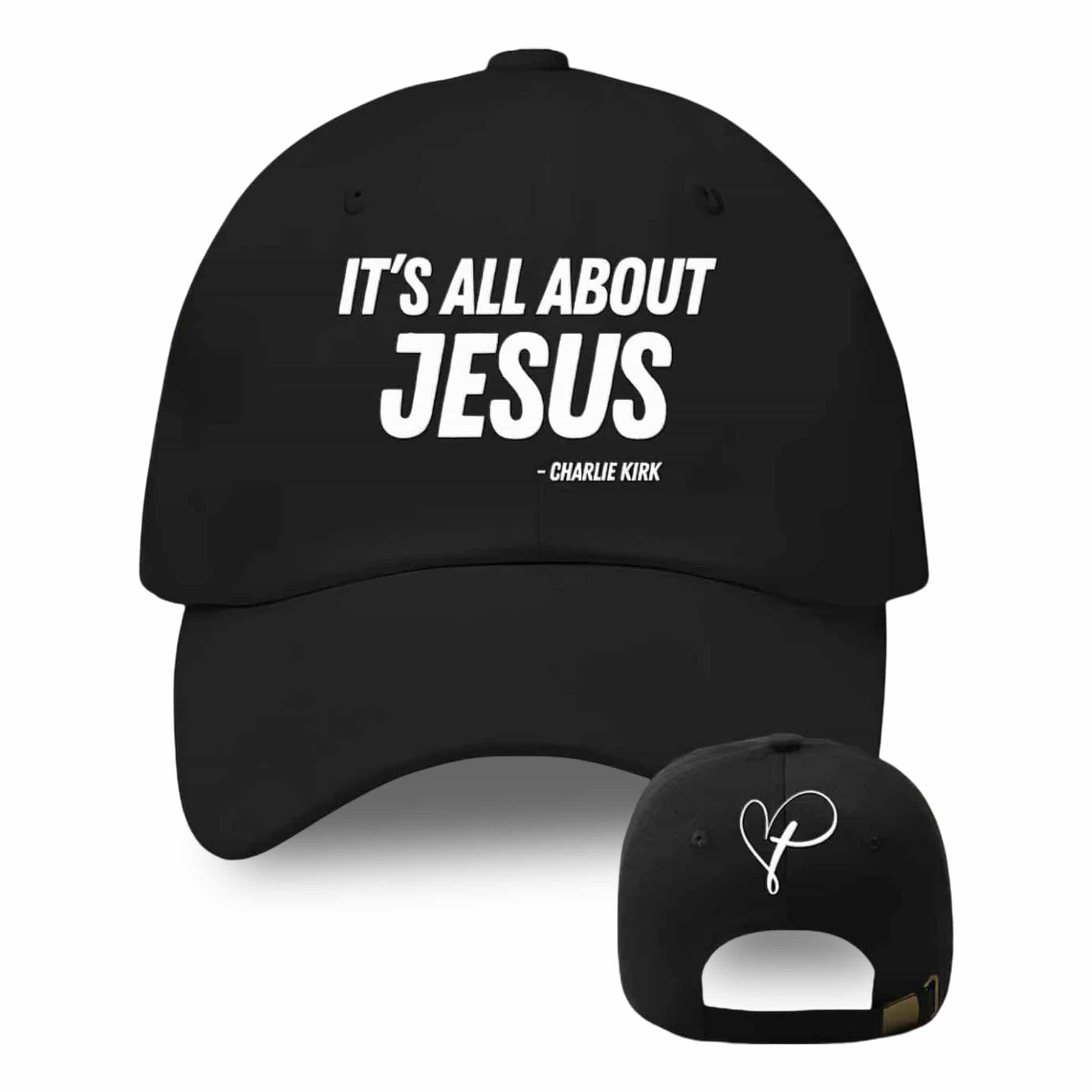 It’s All About Jesus Charlie Kirk Hat2