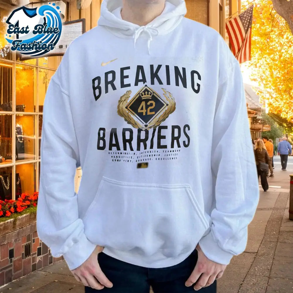 Jackie Robinson Breaking 42 Barriers T-Shirt4