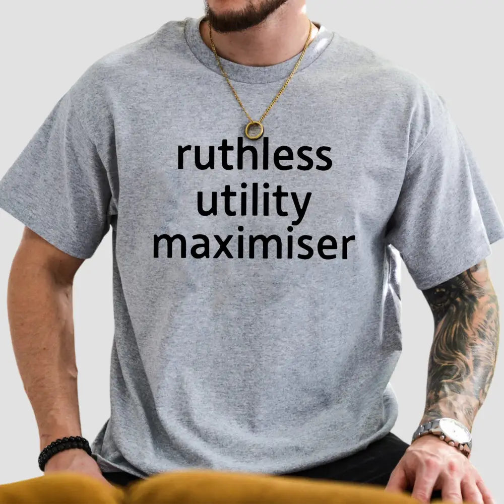Joe Weisenthal Ruthless Utility Maximiser Shirt