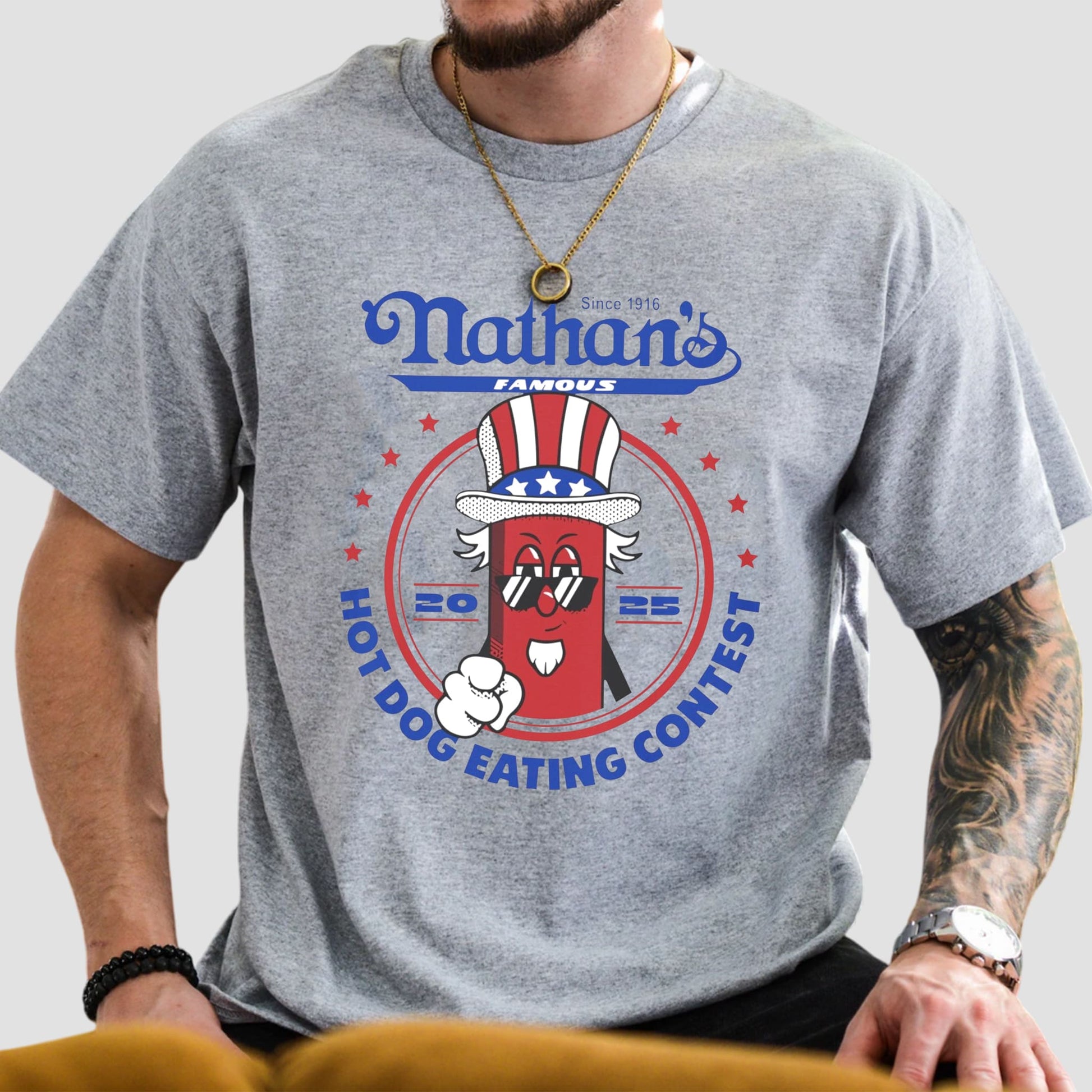 Joey Chestnut Nathan Hot Dog Eating Contest 2025 Shirt4