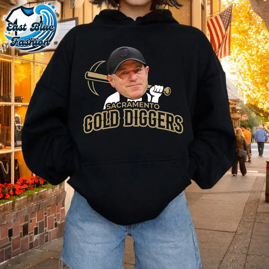 John Fisher Sacramento Gold Diggers T-Shirt1