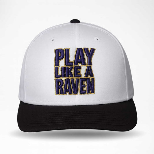John Harbaugh Play Like A Raven Cap