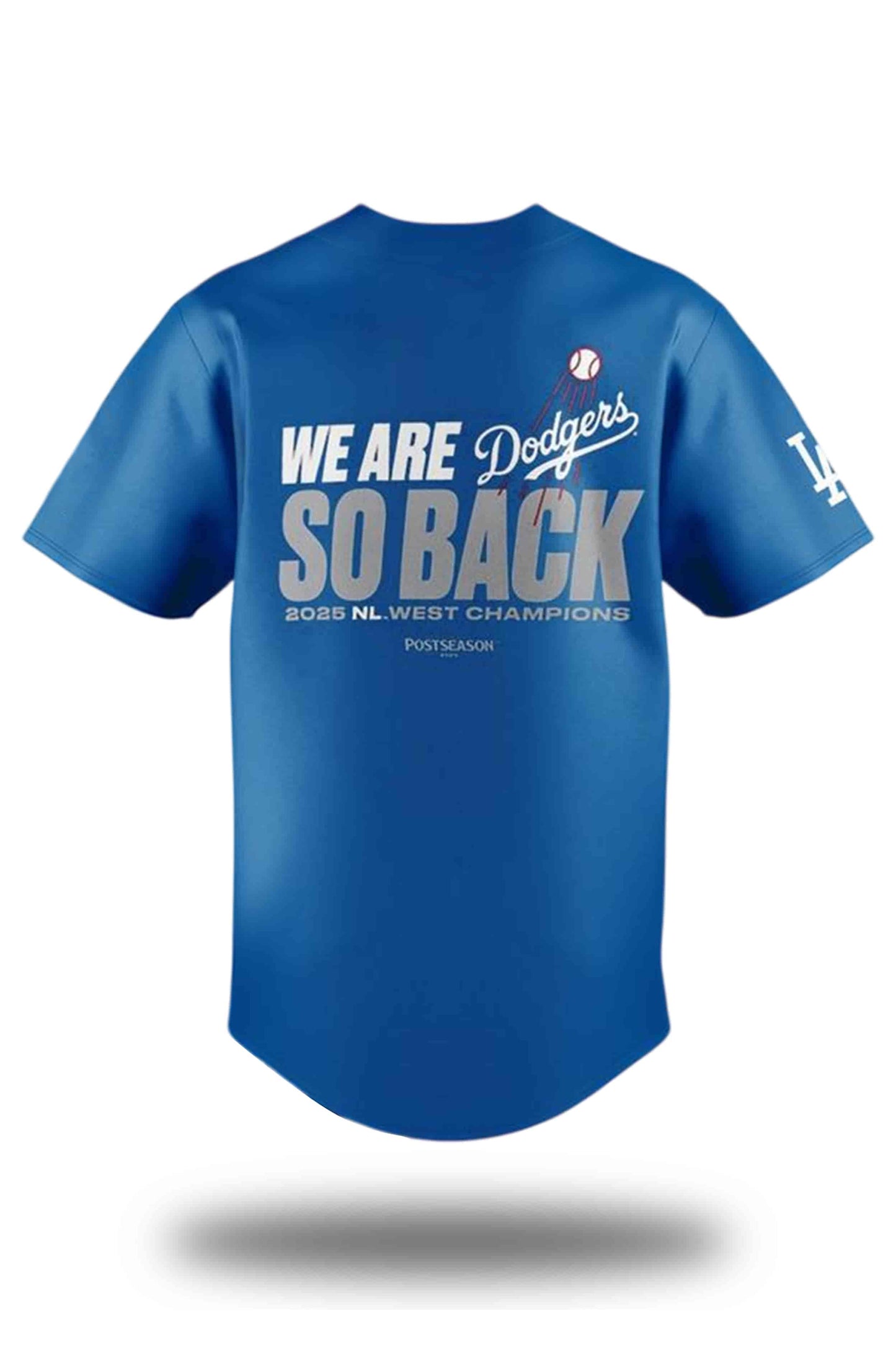 Los Angeles Dodgers 2025 NL West Division Champions Jersey2