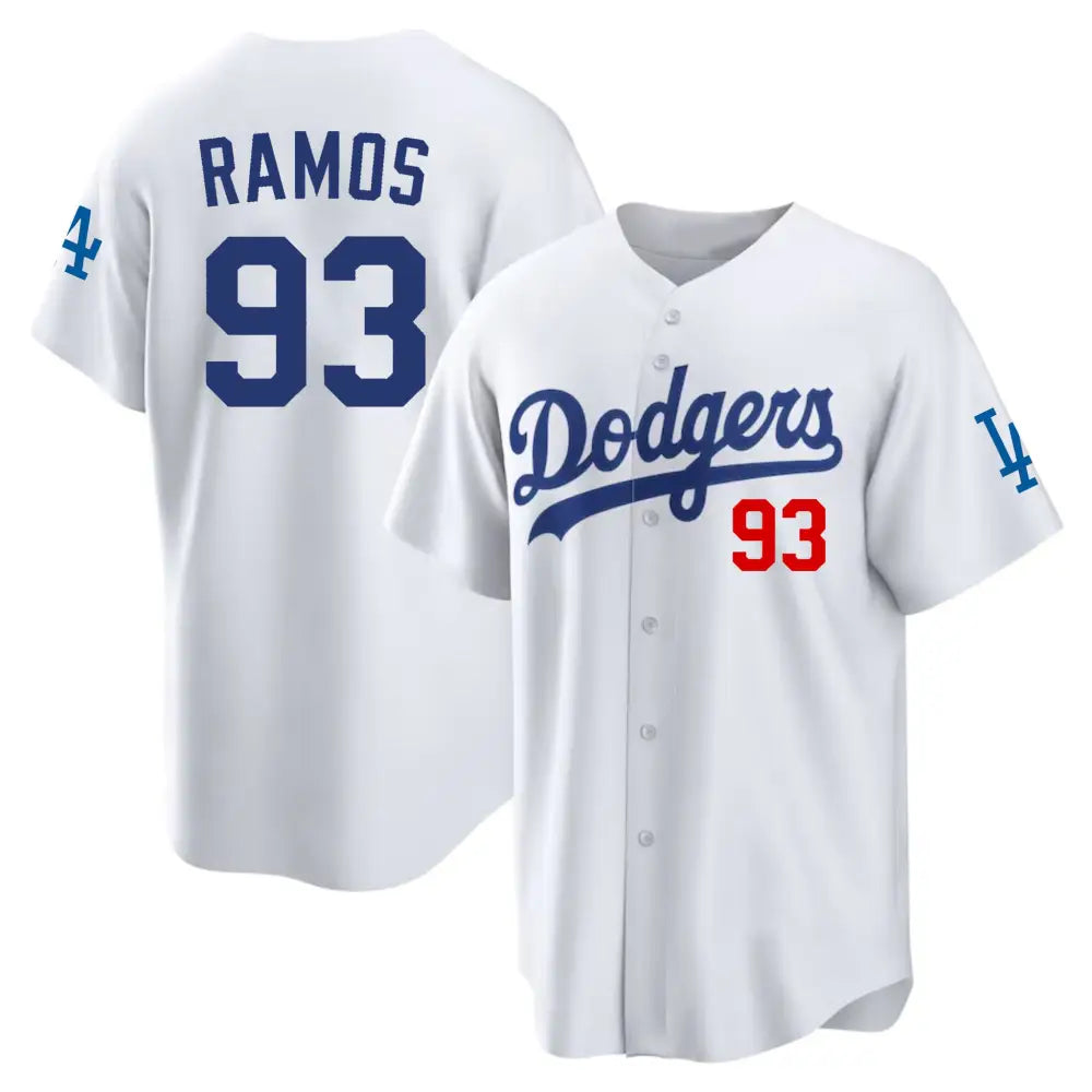 Los Angeles Dodgers Sergio Ramos 93 Jersey 2025