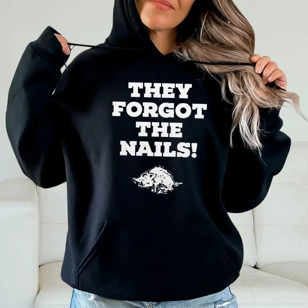 Mike Luttrell Razorbacks They Forgot The Nails Shirt