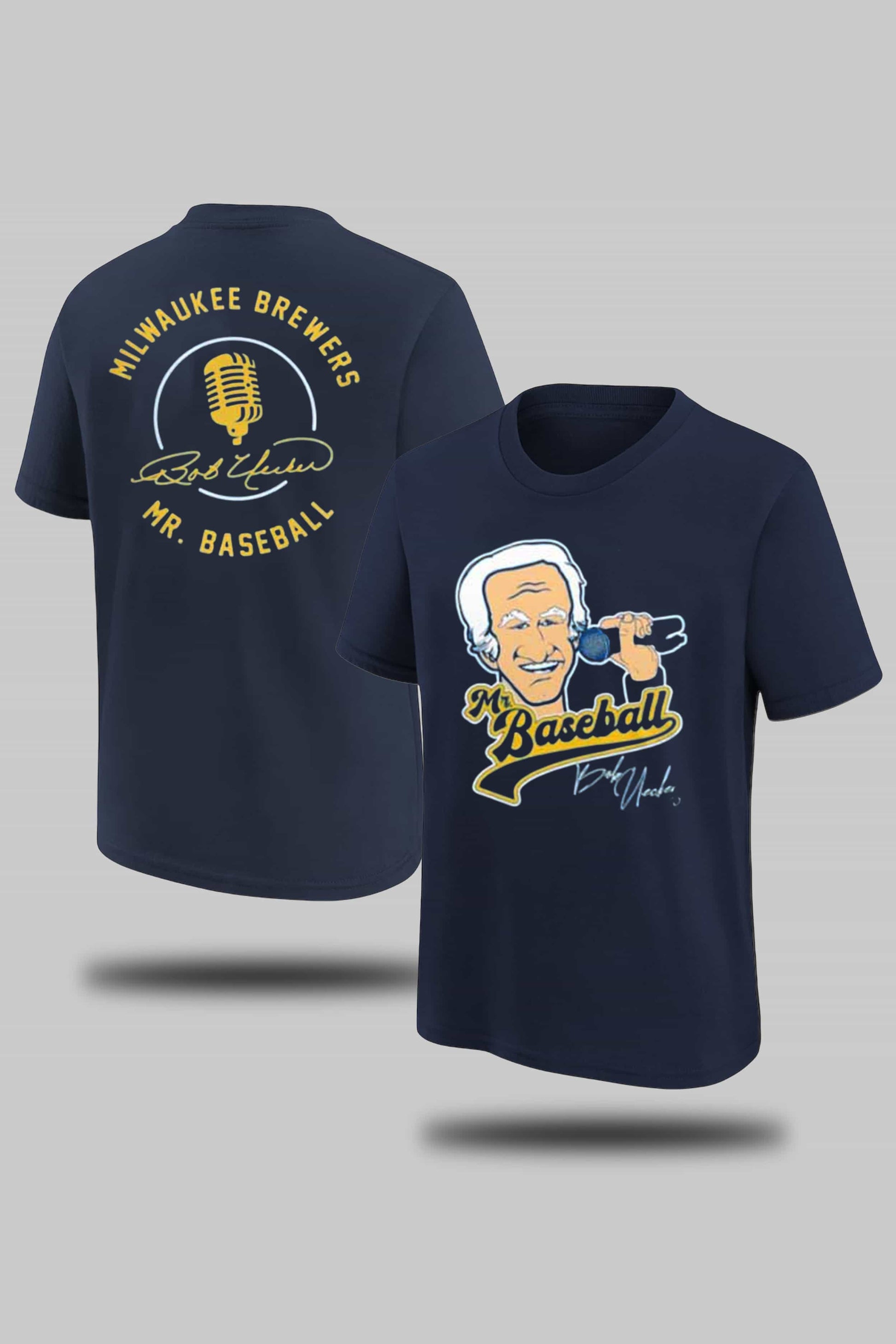 Milwaukee Brewers Honoring Mr. Baseball Bob Uecker Shirt