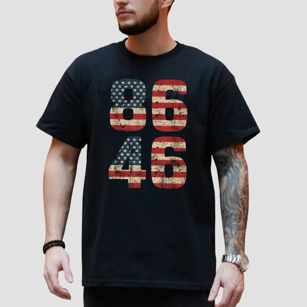 New Limited 8646 Fire Biden Anti Biden T-Shirt