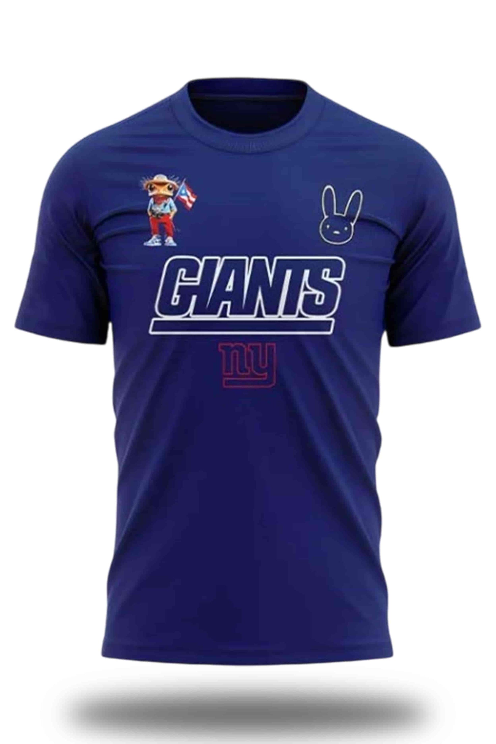 New York Giants x Bad Bunny Super Bowl 2025 Shirt1
