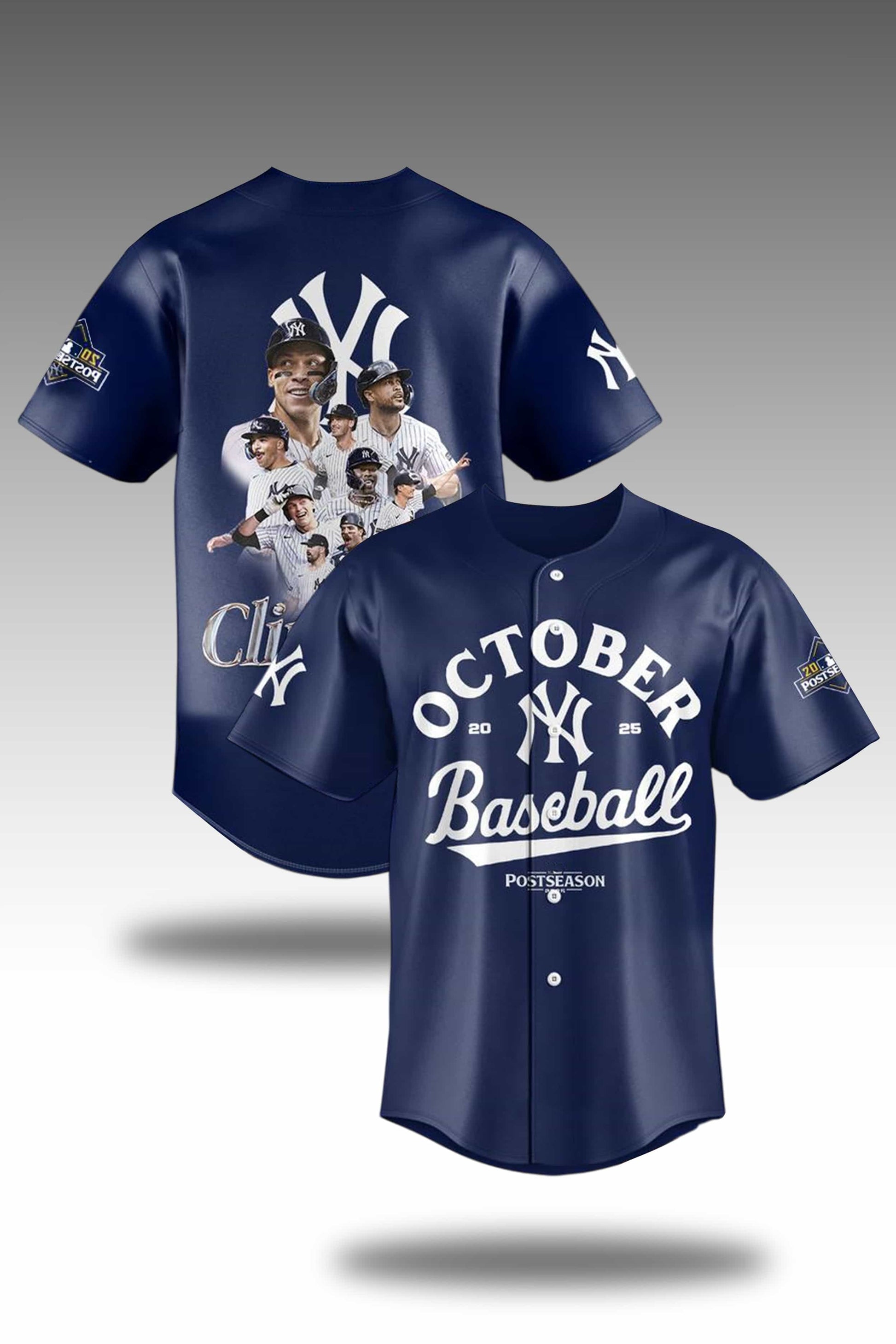 New York Yankees Postseason 2025 Clinched Jersey