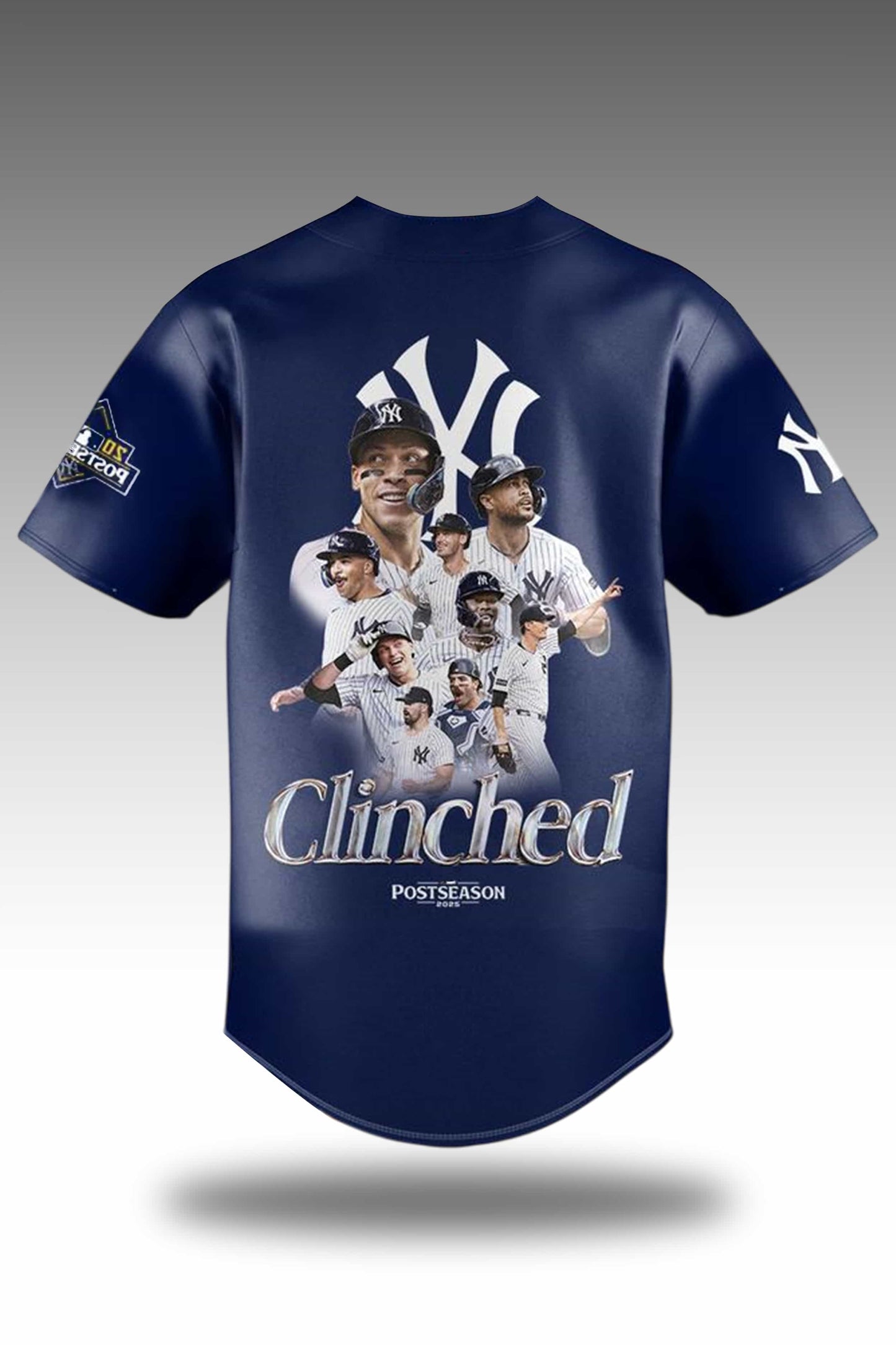 New York Yankees Postseason 2025 Clinched Jersey1