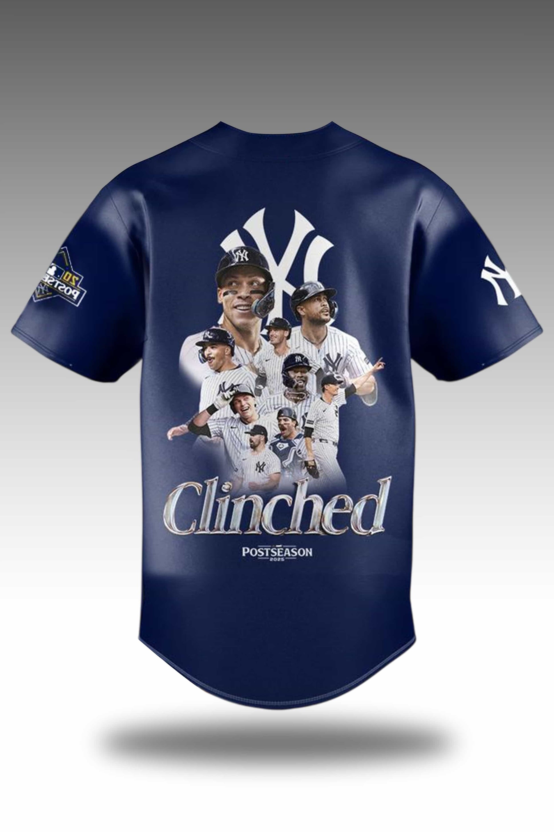 New York Yankees Postseason 2025 Clinched Jersey1